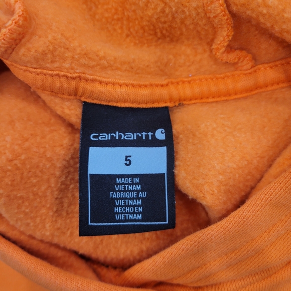 Carhartt Kids Orange Hoodie - Picture 4 of 4